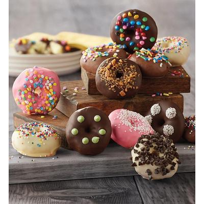 Chocolate-Dipped Mini Donuts, Pastries, Baked Good...