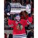 Patrick Kane Chicago Blackhawks Unsigned 2015 Stanley Cup Champions Raising Photograph