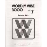 Wordly Wise 3000 Book 7 Answer Key