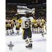 Kris Letang Pittsburgh Penguins Unsigned 2017 Stanley Cup Champions Raising Photograph