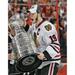 Jonathan Toews Chicago Blackhawks Unsigned 2010 Stanley Cup Champions Raising Photograph