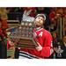 Duncan Keith Chicago Blackhawks Unsigned 2015 Stanley Cup Champions Raising Conn Smythe Photograph