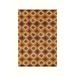 Brown/Red 108 x 0.75 in Area Rug - World Menagerie Youenn Geometric Hand Knotted Wool Area Rug Wool | 108 W x 0.75 D in | Wayfair