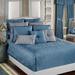 Oxford Classics Mini Coverlet Set Blue Shadow, Queen, Blue Shadow