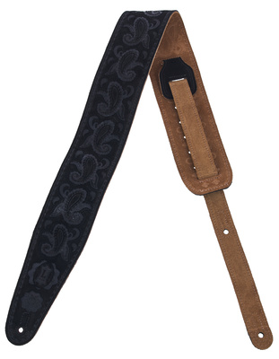 Levys Black Paisley Suede Strap 3