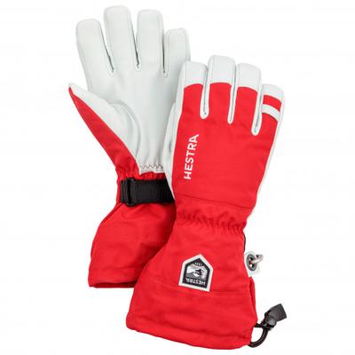 Hestra - Army Leather Heli Ski 5 Finger - Handschuhe Gr 8 rot