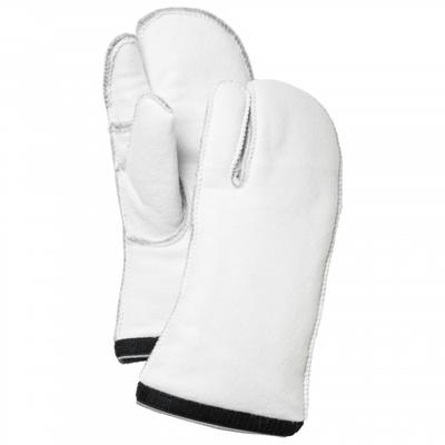 Hestra - Heli Ski Liner 3 Finger - Handschuhe Gr 12 weiß/grau