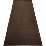 Brown 38 x 0.2 in Area Rug - Arlmont & Co. Custom Size Rug Solid w/ Adhesive Non Slip Backing Rug by Feet Polyester | 38 W x 0.2 D in | Wayfair