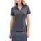 Women's Charcoal Richmond Spiders Vansport Micro-Waffle Mesh Polo