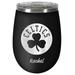 Black Boston Celtics 12oz. Personalized Stealth Wine Travel Tumbler