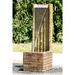Stone Bamboo 46" High Waterfall Fountain with LED Light