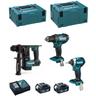 Kit 18V MSL3P2 (DHR171 DDF482 DTD154 2 x 5,0 Ah DC18RC makpac 2 makpac 3) - Makita