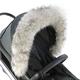 For-Your-Little-One aFHACWE-LG233 - Pram Fur Hood Trim kompatibel On Esprit, Color Light Grey