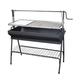 Imex El Zorro 71764 - Grill mit Grillplatte und Hebebühne, Schwarz, 80 x 50 x 115 cm