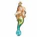 Old World Christmas Mermaid Hanging Figurine Ornament Glass in Gray/Yellow | 5.25 H x 2 W x 1 D in | Wayfair 10196
