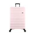 ANTLER - Large Suitcase - Clifton Luggage - Size Large, Blush - 132L, Lightweight Suitcase for Travel & Holidays - Large 4 Wheel Suitcase, Expandable Zip, Twist Grip Handle - TSA Approved Locks