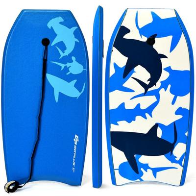 Costway Lightweight Super Bodyboard Surfing with EPS Core Boarding-M