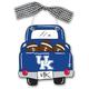 Kentucky Wildcats Wood Truck Ornament