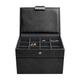 Stackers Mens Black Watch & Cufflink Box Mini set of 2