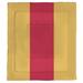 East Urban Home College Stripes Iowa Bird Microfiber Single Reversible Comforter Polyester/Polyfill/Microfiber in Red/Yellow | Wayfair