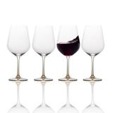 Mikasa Gianna Ombre Amber Red Wine Glass, Clear Crystal | 3.9 H x 3.9 W in | Wayfair 5264136