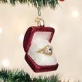 Old World Christmas Ring in Box Hanging Figurine Ornament Glass in Red | 3.25 H x 2 W x 1.75 D in | Wayfair 32176