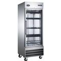 SABA One Glass Door Commercial 23 cu. ft. Reach-in Freezer in Gray/Indigo | 82.5 H x 29 W x 32.25 D in | Wayfair S-23FG