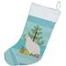 The Holiday Aisle® Texas Quail Christmas Stocking Polyester in Blue | 18 H x 13.5 W in | Wayfair FEB1F8DFA2334652AAD2DD3C4C1143F1