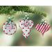 The Holiday Aisle® 3 Piece Ornament Holiday Shaped Ornament Set Metal in Red | 8 H x 5.25 W x 1.5 D in | Wayfair C25C755725CD41BFA104EB830BB641C3