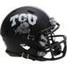 TCU Horned Frogs Riddell Black Matte Revolution Speed Mini Football Helmet