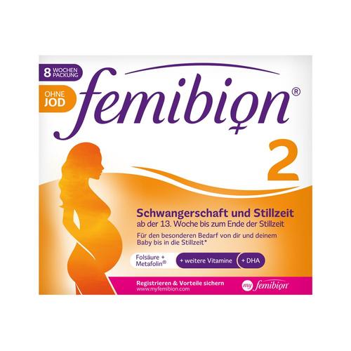 Femibion 2 Schwangerschaft+Stillzeit ohne Jod Kpg. 120 St Kombipackung