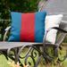 East Urban Home Mississippi Rebellion Indoor/Outdoor Throw Pillow Polyester/Polyfill blend in Red/Blue | 20 H x 20 W x 3 D in | Wayfair