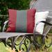 East Urban Home Washington Pullman Indoor/Outdoor Throw Pillow Polyester/Polyfill blend in Red/Gray | 20 H x 20 W x 3 D in | Wayfair