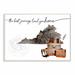 Ebern Designs 'Virginia State the Best Journeys Lead You Home Fashion Shoes & Luggage Illustration' by Amanda Greenwood Graphic Art Print Wood | Wayfair
