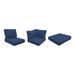 High Back Cover Set for FAIRMONT-17b in Navy - TK Classics CK-HB-FAIRMONT-17b-NAVY