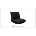 High Back Cushion Set for MIAMI-02a in Black - TK Classics CUSHIONS-MIAMI-02a-BLACK