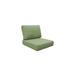 6 inch High Back Cushions for Chairs in Cilantro - TK Classics 040CUSHION-ARMLESS-CILANTRO