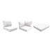 High Back Cover Set for FAIRMONT-10b in Sail White - TK Classics CK-HB-FAIRMONT-10b-WHITE