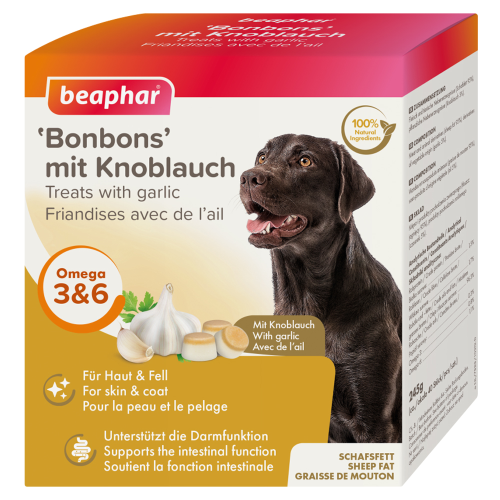 Beaphar ‚Bonbons‘ mit Knoblauch – 2 x 245 g