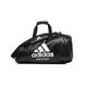 Adidas Sports Backpack, Duffel, Gym Bag, Rucksack, Workout, Boxing bag, black/white PU 2 In 1 Holdall Bag