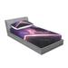 East Urban Home Planets Over Purple Nebula Celestial Comet Magic Rays Universe Astronomy Picture Sheet Set Microfiber/Polyester | Twin | Wayfair