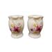 Mr. MJs Flower Salt & Pepper Shaker Set China in Pink/White | 3 H x 2 W in | Wayfair SC-SP2194-2