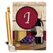 Breeze Decor Wine Happy Hour & Drinks 2-Sided Polyester 40 x 28 in. Flag Set in Red | 40 H x 28 W in | Wayfair BD-WI-HS-130217-IP-BO-D-US14-BD