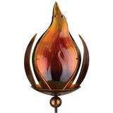 Regal Art & Gift 12484 - 37.5" Bronze Blaze Solar Stake