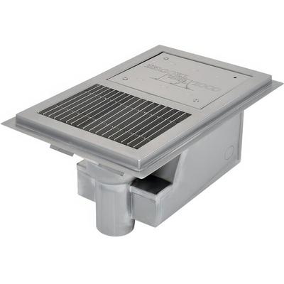 Eagle Group WTFT-1218-SG Cool Trough 12" x 18" Water Tempering System with Stainless Steel Grating