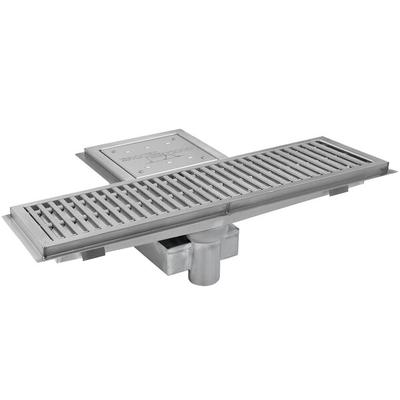 Eagle Group WTFT-1260-FGG Cool Trough 12" x 60" Water Tempering System with Fiberglass Grating