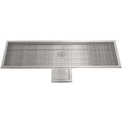Eagle Group WTFT-1284-SG Cool Trough 12" x 84" Water Tempering System with Stainless Steel Grating