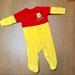 Disney Costumes | Disney Pooh Sleeper Or Costume 3 Months | Color: Red/Yellow | Size: 3 Months
