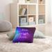 East Urban Home Live Laugh Love Throw Pillow Polyester/Polyfill blend in Indigo | 30 H x 30 W x 3 D in | Wayfair 9197F477202A4F52AFAEA36AC7F6141F