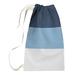 East Urban Home North Carolina Laundry Bag Fabric in Gray/White/Blue | 36 H in | Wayfair 56895B7D478845D6904B0D6B706D504A